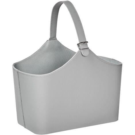 Basket ELAM Faux Leather Grey