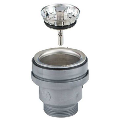 Basket Mini pour éviers en acier inoxydable et synthétique trou Ø 60 mm LIRA 1954  Chromé - robinet de vidange