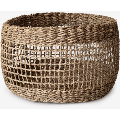 BASKET SEAGRASS Ø30x20CM