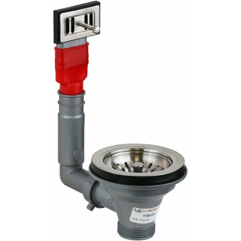 LIRA S.P.A Basket universale per lavelli cucina con troppo pieno colore acciaio spazzolato LIRA 1745.029 PVD Acciaio