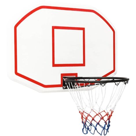 Basketball-Board Weiß 109x71x3 cm Polyethylen