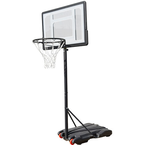Basketballkorb Basketballständer mit Rollen Basketballanlage Korbanlage Höhenverstellbare 155-210cm