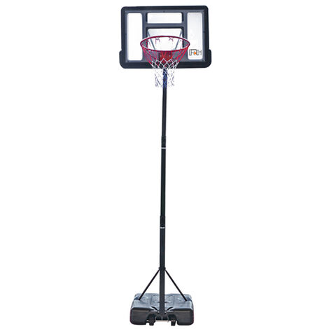 Basketballkorb mit St?nder Tragbar Korbanlage Outdoor Basketballanlage H?henverstellbar von 210 bis 260 cm