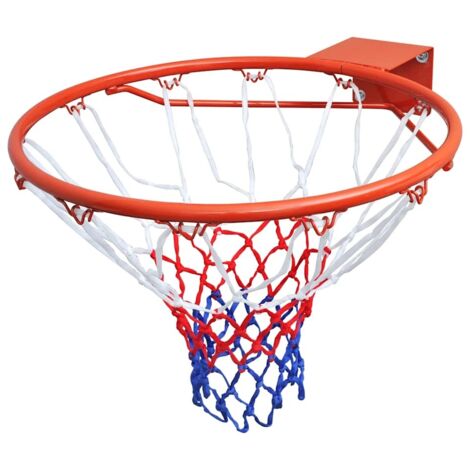 Basketballkorbset mit Netz Orange 45 cm