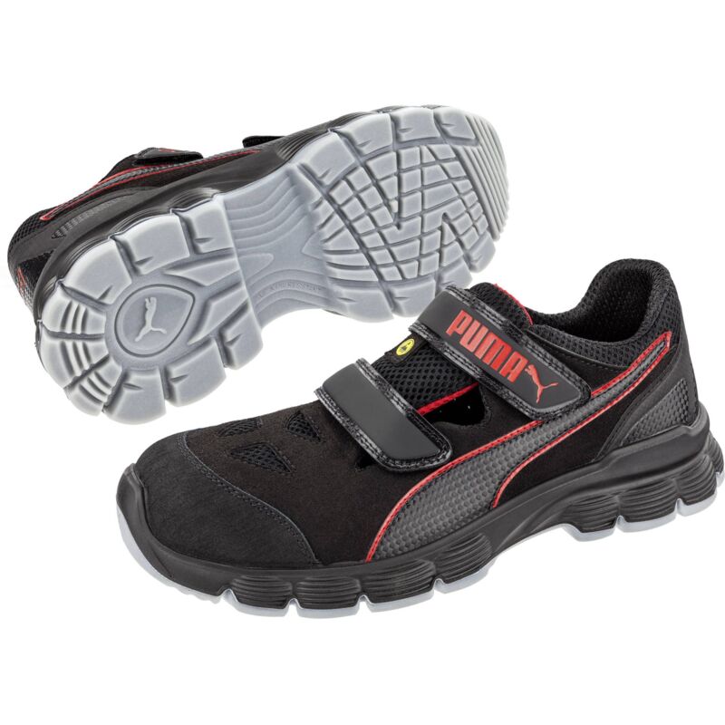 PUMA Aviat Low ESD SRC 640891-42 antistatique (ESD) Chaussures de sécurité S1P Pointure (EU): 42 noir, rouge 1 pc(s) S115331