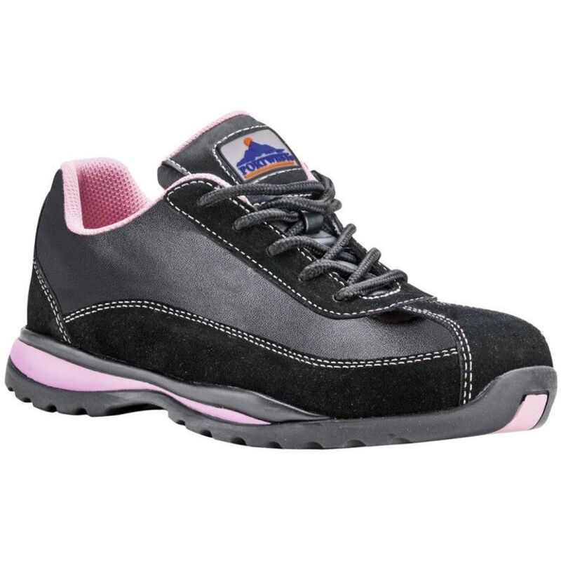 Baskets de sécurité femme basses Portwest S1P Trainer hro Noir / Rose 38 Baskets de sécurité femme basses Portwest S1P Trainer hro Noir / Rose 38