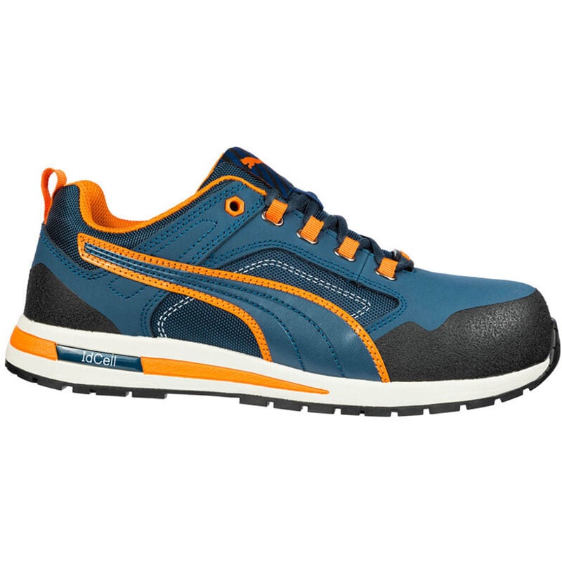 Baskets de sécurité basse crosstwist low S3 hro src bleu/orange P43 Puma 643100-T.43