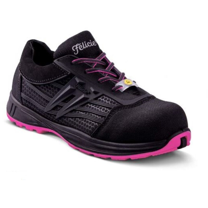 Chaussures de sécurité noire femme basse eris Gaston Mille S3 sra esd - G016ERBN3 39