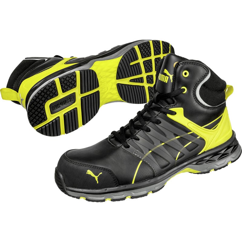 Chaussures de sécurité Velocity 2.0 YELLOW MID S3 ESD HRO SRC - noir/jaune 39