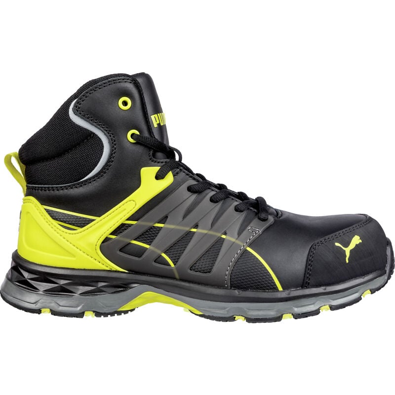 Chaussures de sécurité Velocity 2.0 yellow mid S3 esd hro src - noir/jaune 44