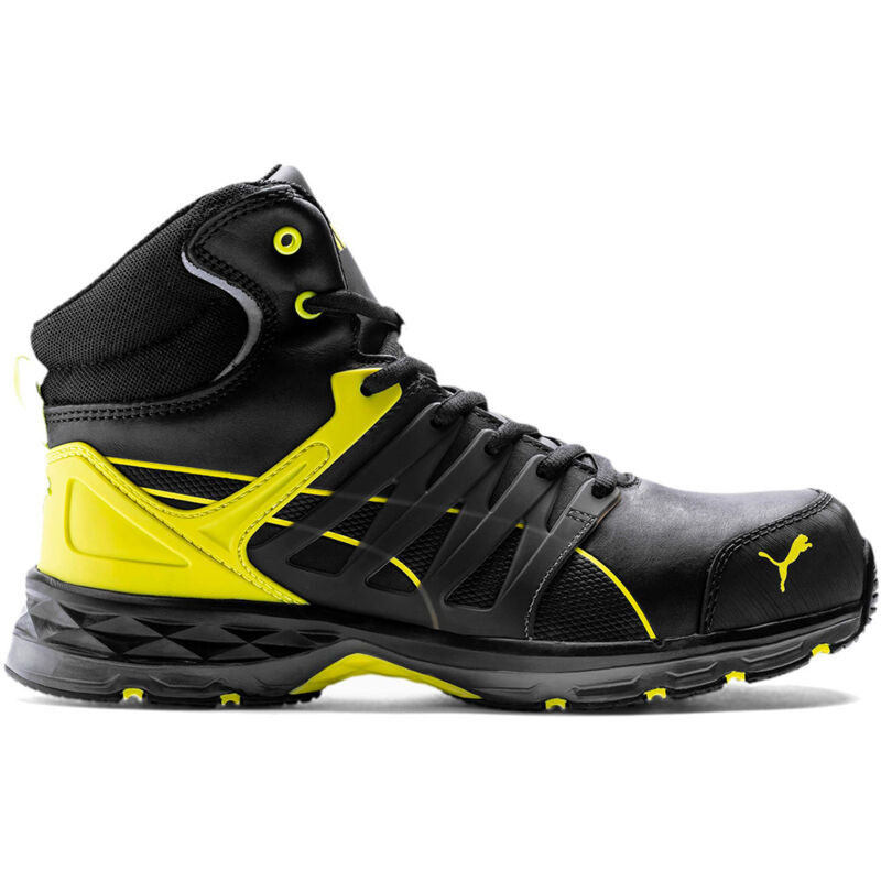 Chaussures de sécurité Velocity 2.0 yellow mid S3 esd hro src - noir/jaune 45