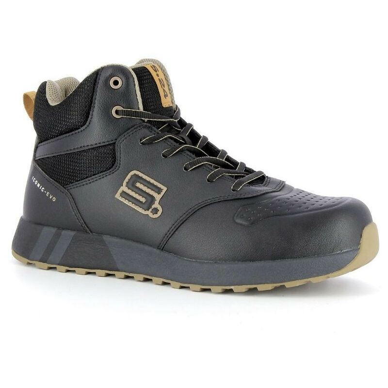S 24 Bossi Industrie - Baskets de sécurité S3 montantes Hooker S24 6242 - Noir - 44