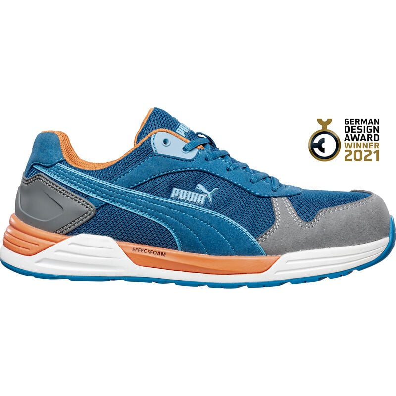 Puma Safety Shoes - Chaussures de sécurité frontside low S1P esd hro src - bleu/orange 41