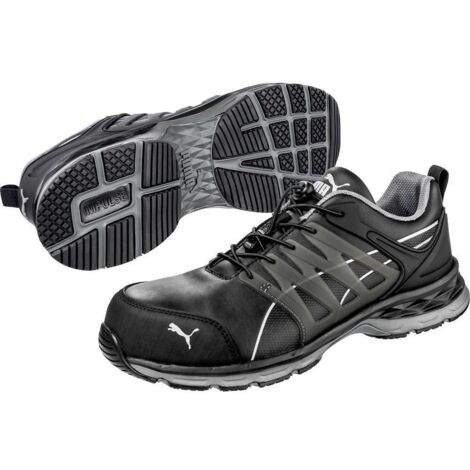 FP – Chaussures de sécurité S3 ESD noir taille 45 – Coque en fibre de verre – Semelle anti-perforation – Confort optimal en milieu professionnel