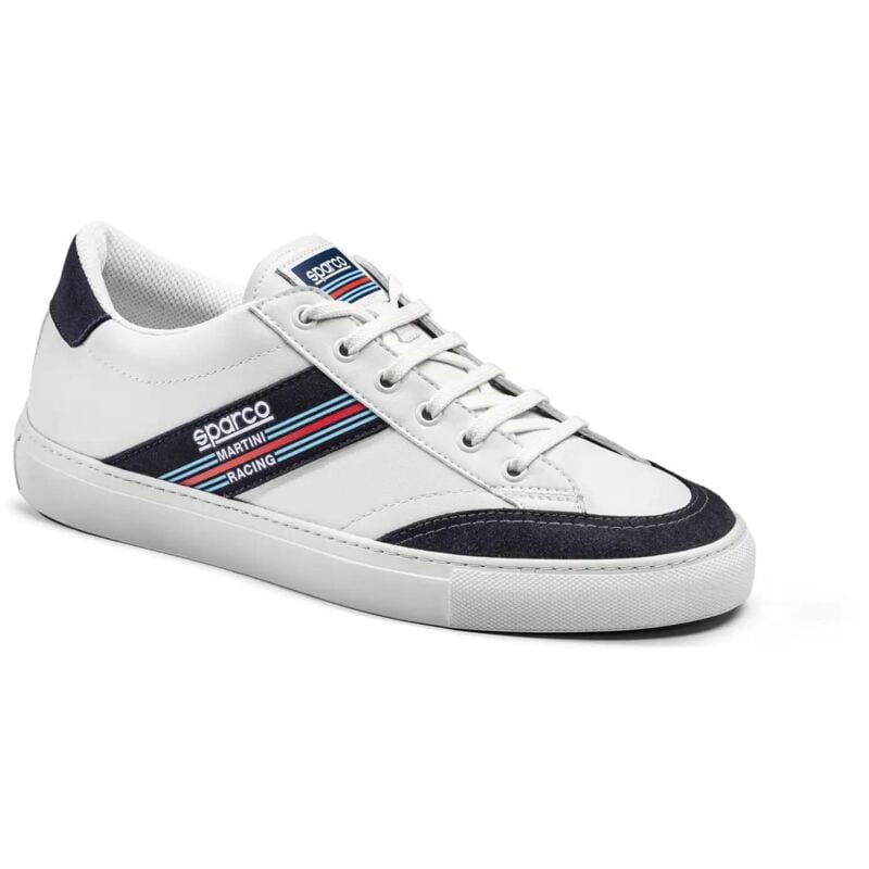 0012B3MR Chaussure Sneaker S-Time Martini Racing Eco-Cuir Unisexe Blanc 41 - Sparco