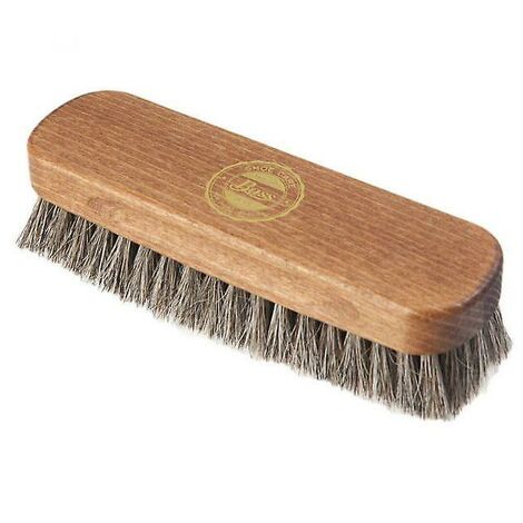 Bass Buffing Brush Crin naturel pour bottes et chaussures