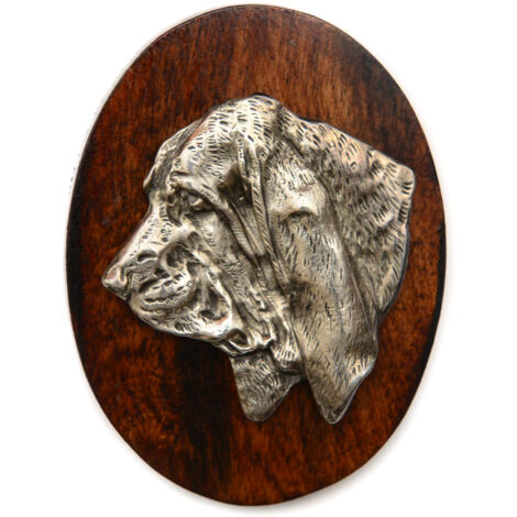 Basset Hound I - Showbrosche, Startnummernclip, Hundeabzeichen von Art-Dog