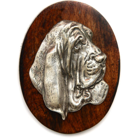 Basset Hound III - Showbrosche, Startnummernclip, Hundeabzeichen von Art-Dog
