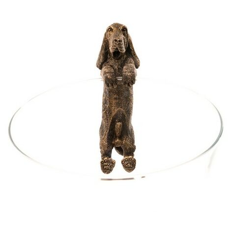 Basset Hound Plant Pot Hanger - L11 x W5.5 x H4.5 cm