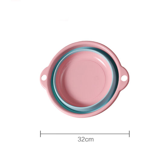 Bassin de lavage pour bébés et légumes Bassin ménager lavable et portable Bassin pliable en PP et TPR de 365g