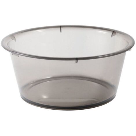 Bassin en plastique - OKUMGGYJ - Grand lavabo - 31,3 x 12,5 cm - Gris - Essentiel