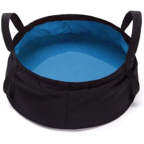 Bassin Pliable Portable Étanche Seau Pliant Camping Extérieur Peche Voyage 8.5 litres