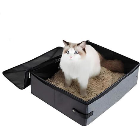 Bassin pour Chat Pliable - Marque - Modèle - Tissu Imperméable - Taille de l\'animal - Famille d\'animal