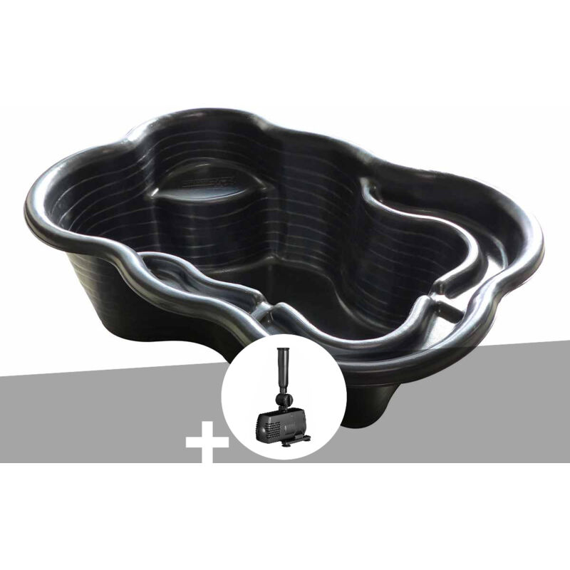 Bassin préformé Iris SI 1,09 m 240 L + pompe