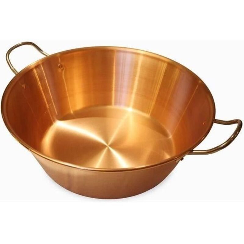 Bassine à confiture en cuivre 38 cm - Baumalu -  - Cuivre