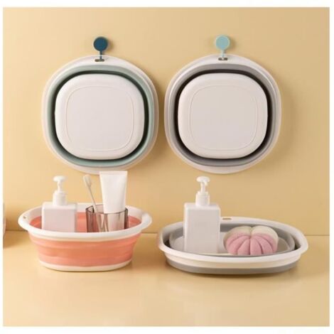 Bassine à vaisselle pliable, multi-fonction, seau portable pour randonnée, camping, caravanes, camping