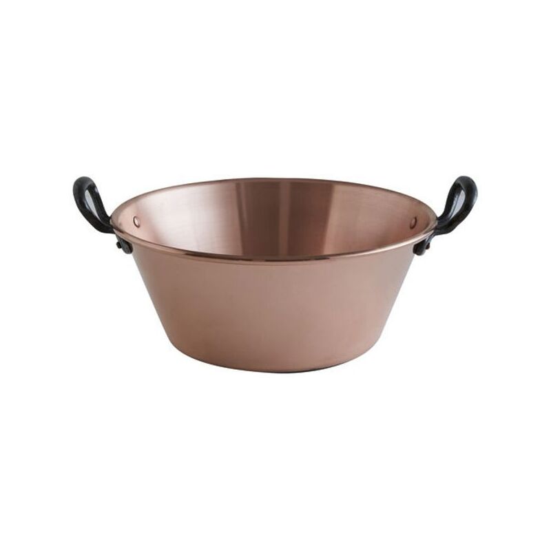 Baumalu - bassine confiture cuivre 17/10 26CM 3L induction