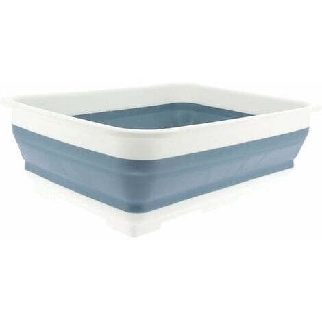 Bassine de Voyage Pliable en Plastique et Silicone – Dimensions ouvertes 37x27x12cm – Température Supportée -20° à +70°C