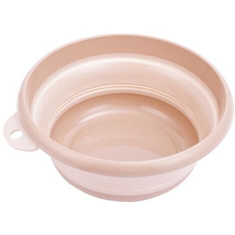 Bassine pliable, bassine à vaisselle, ensemble de 1 (rose clair)
