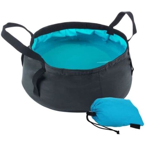 Bassine pliable - MARQUE inconnue - Bassin pliant - 8,5L - Léger et étanche - Sac de transport inclus