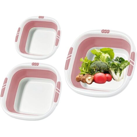 Bassine pliable pour vaisselle - Portable - Pour fruits,