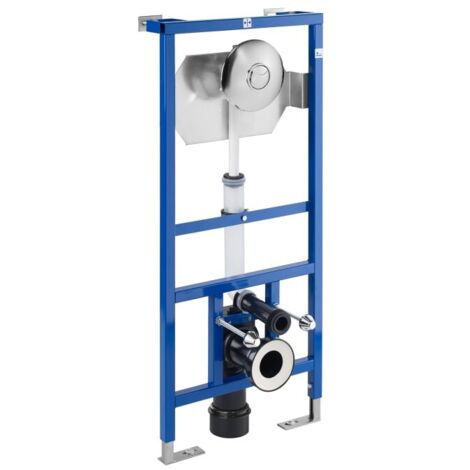BASTIDOR DUPLO W.C. FLUXOR PARA TANQUE EMPOTRAR