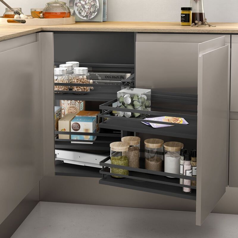 

Bastidor (FLAT) Extraible Articulado M40-45 Izquierda Antraci 49015007 - Antracita