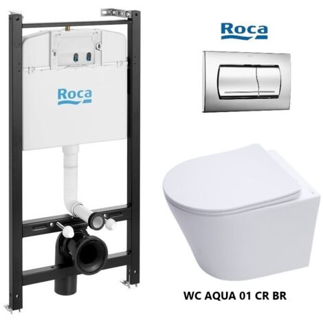 Descarga cisterna WC ROCA D2P con pulsador