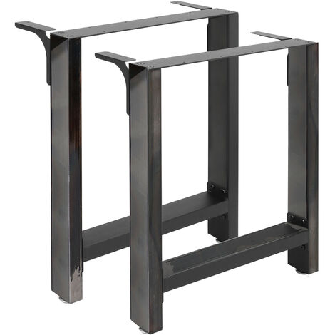Bastidores para mesa 60x72 cm Acero lacado claro Caballetes para tablero Patas mesita Bricolaje