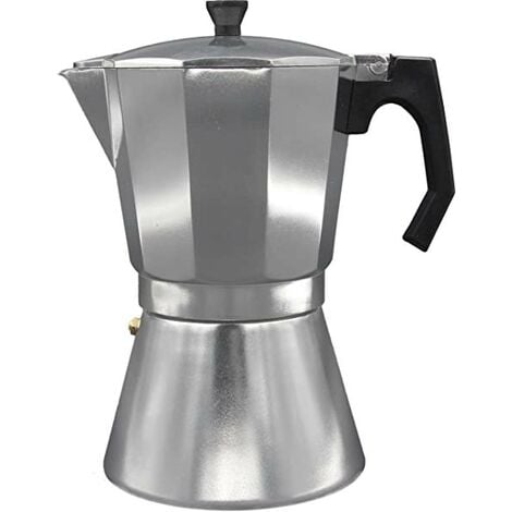 Bastilipo Mokka Induction 12N Cafetera Italiana 12 Tazas Negra