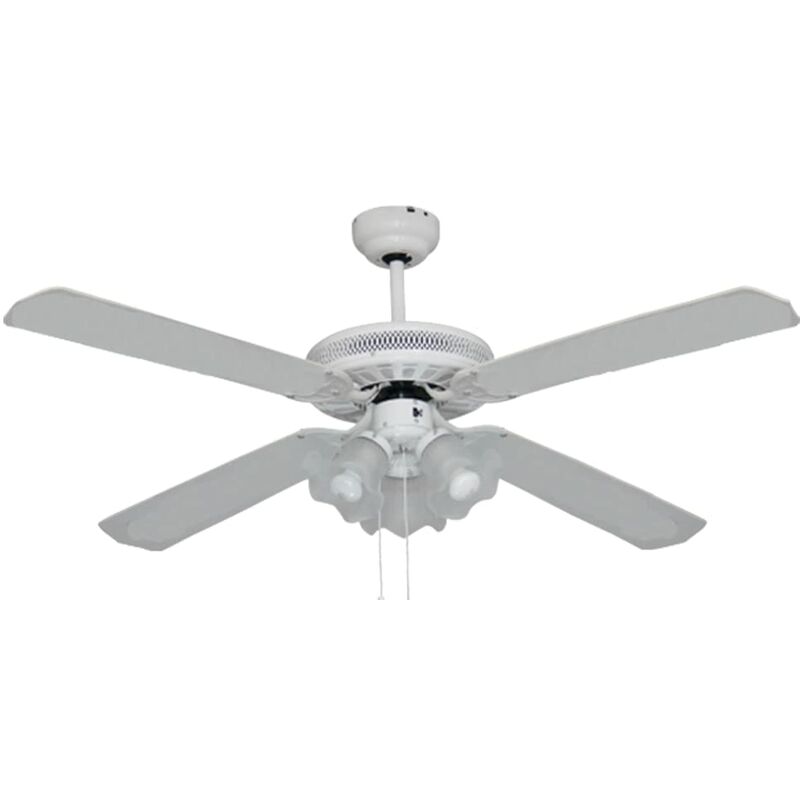 Bastilipo - Ventola da soffitto per 3 lampadine