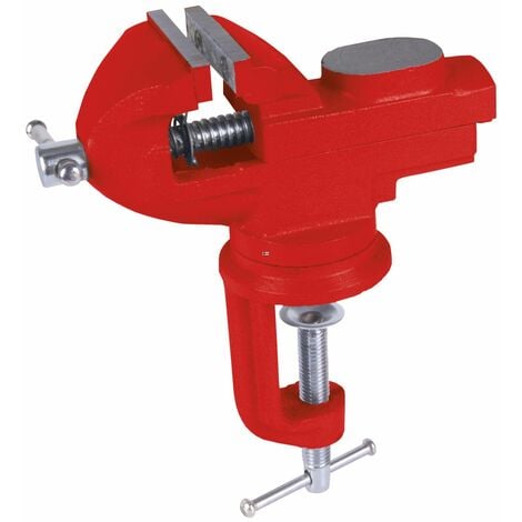 VaGo Schraubstock 50 mm Werkbank drehbar Werkbankschraubstock 360° drehbar 