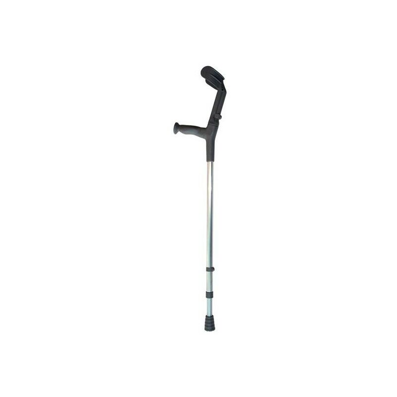 

Baston de codo | Birregulable | Aluminio | Negro | BCR | FORTA