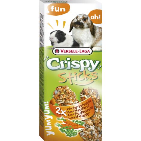 Bastoncini croccanti Rabbit- Guinea maiali carote e prezzemolo, 2 pezzi 110G