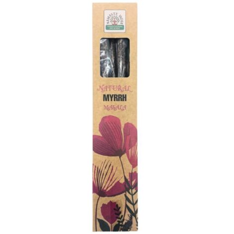 Bastoncini di incenso Namaste India alla mirra botanica naturale 25 g