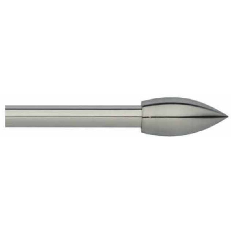Bastone Angelo Carillo Per Tenda Nickel Lucido Decori Oliva 110 200...