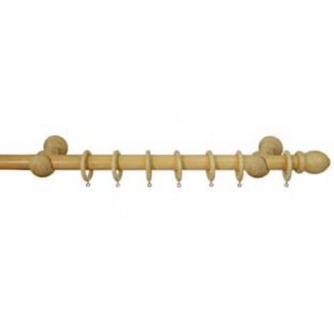 Bastone In Legno Con Accessori Ø Mm.23 Naturale - cm.120