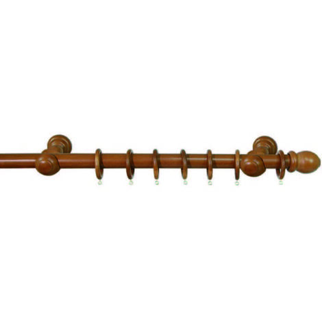 Bastone in legno con accessori ø mm.23 olmo - cm.160