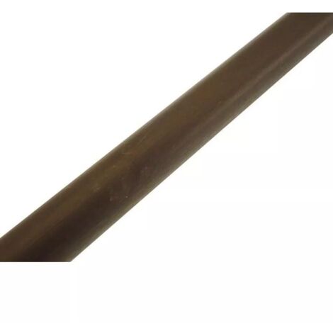 bastone in legno per tende ø28mm lunghezza cm 160  - colore noce.
