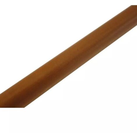 bastone in legno per tende ø28mm lunghezza cm 200  - colore teak.